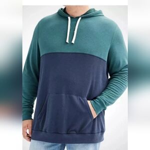 NWOT Sonoma Blue and Green Hoodie